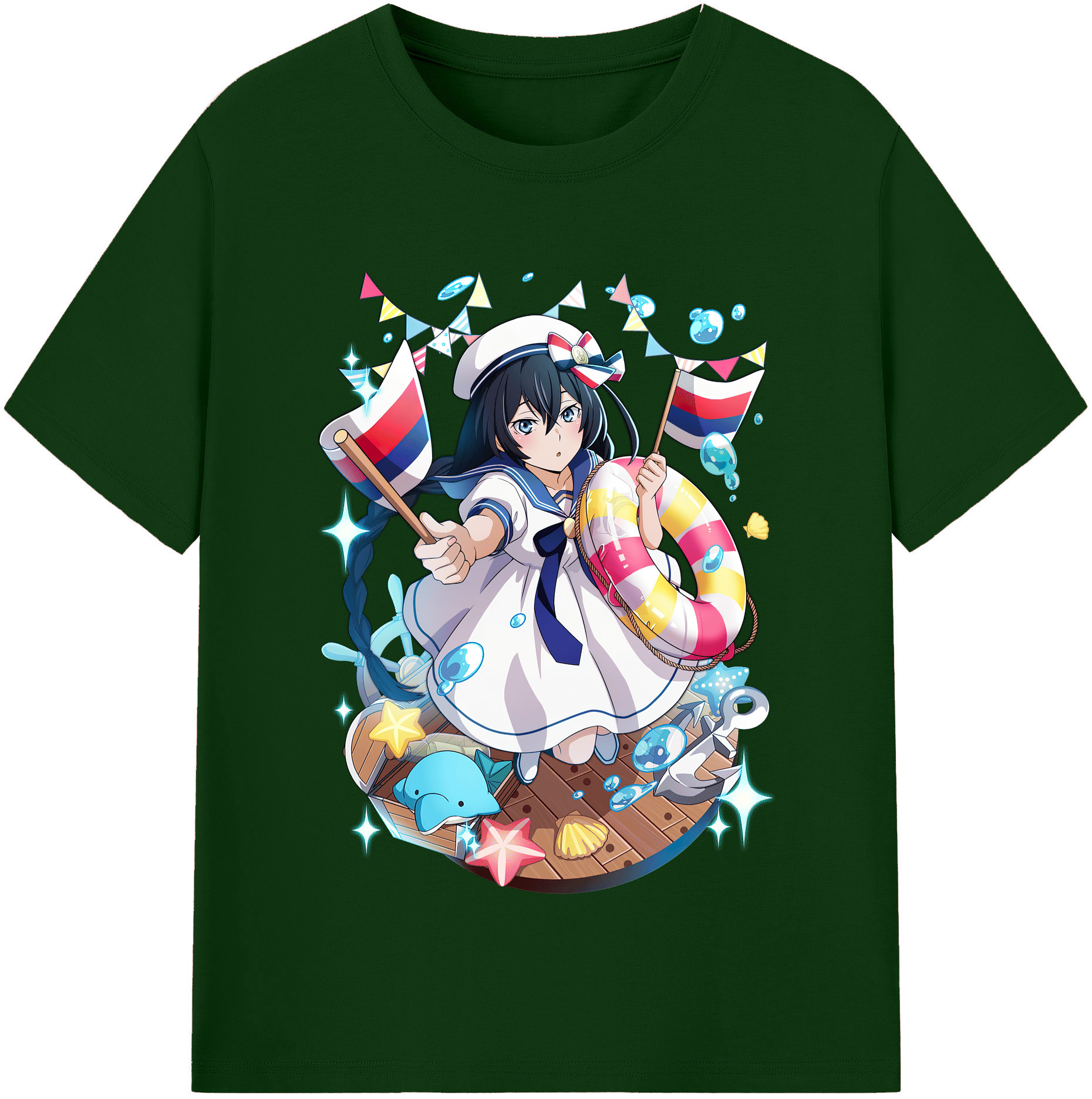 （画像用） 文豪ストレイドッグス Bungo Stray Dogs 綿100％半袖Tシャツ（フロントプリント）